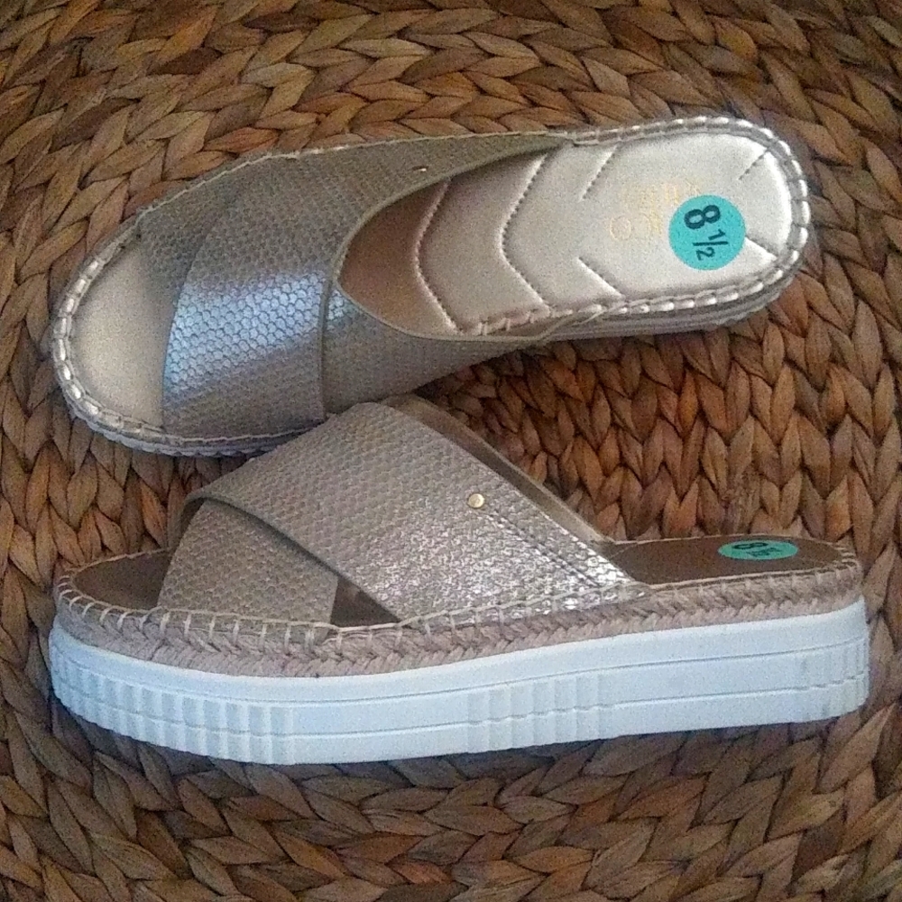 Franco Sarto slides sandals